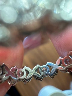 Tiffany Co Victoria Platinum 950 band with diamonds