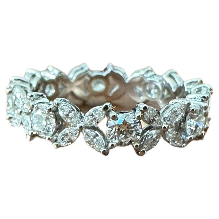 Tiffany Co Victoria 950 Platino con diamantes