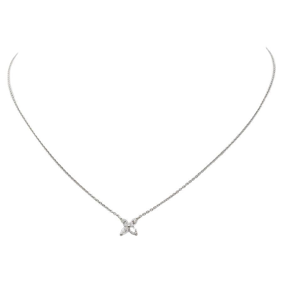 Tiffany & Co. Victoria Platinum and Diamond Pendant Necklace, Medium