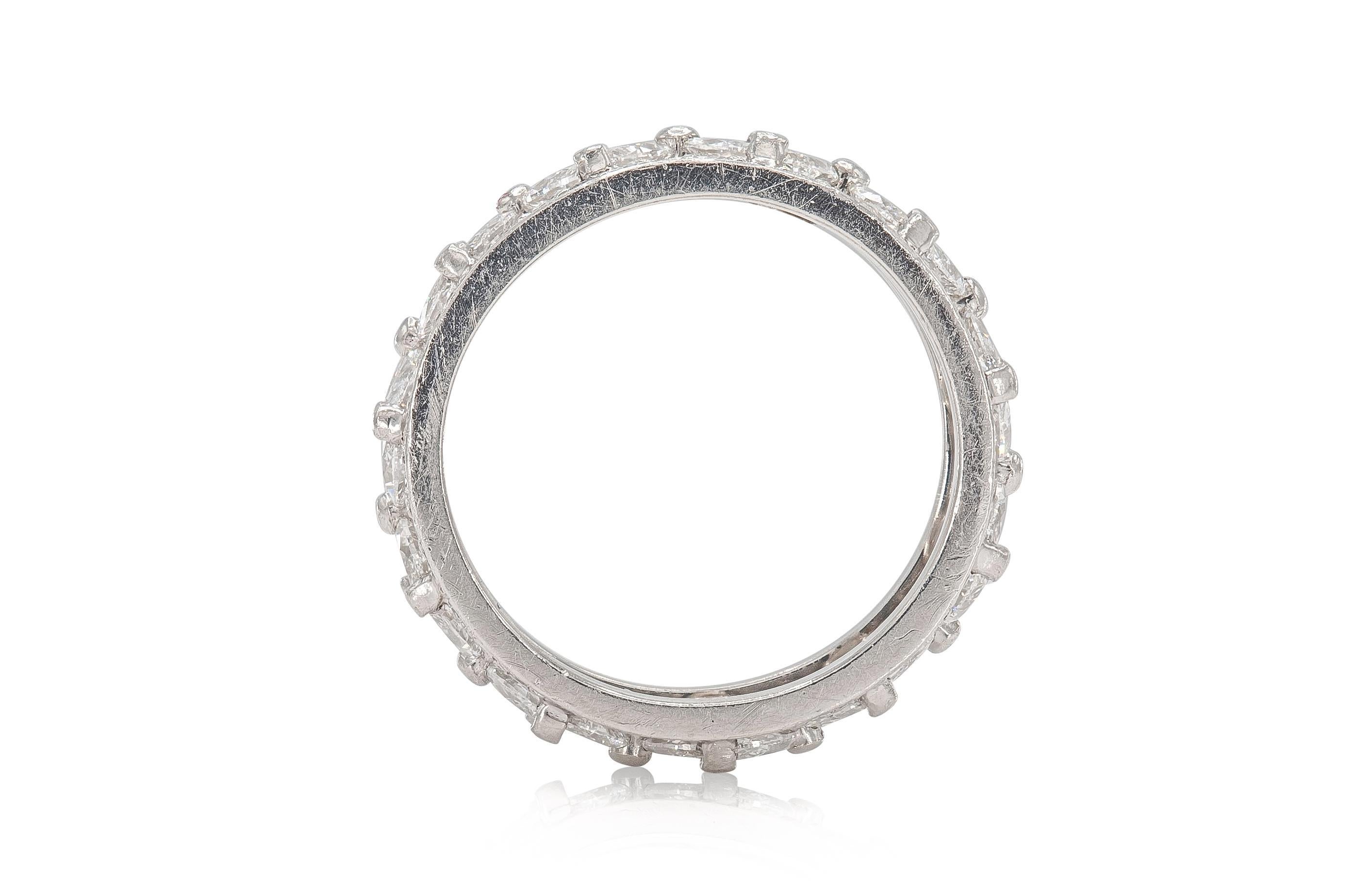 Tiffany & Co. Viktorianischer Platin-Diamant-Ring (Gemischter Schliff) im Angebot