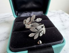 Tiffany & Co. Victoria Platinum Diamond Bypass Ring