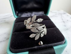 Tiffany & Co. Victoria Platinum Diamond Bypass Ring