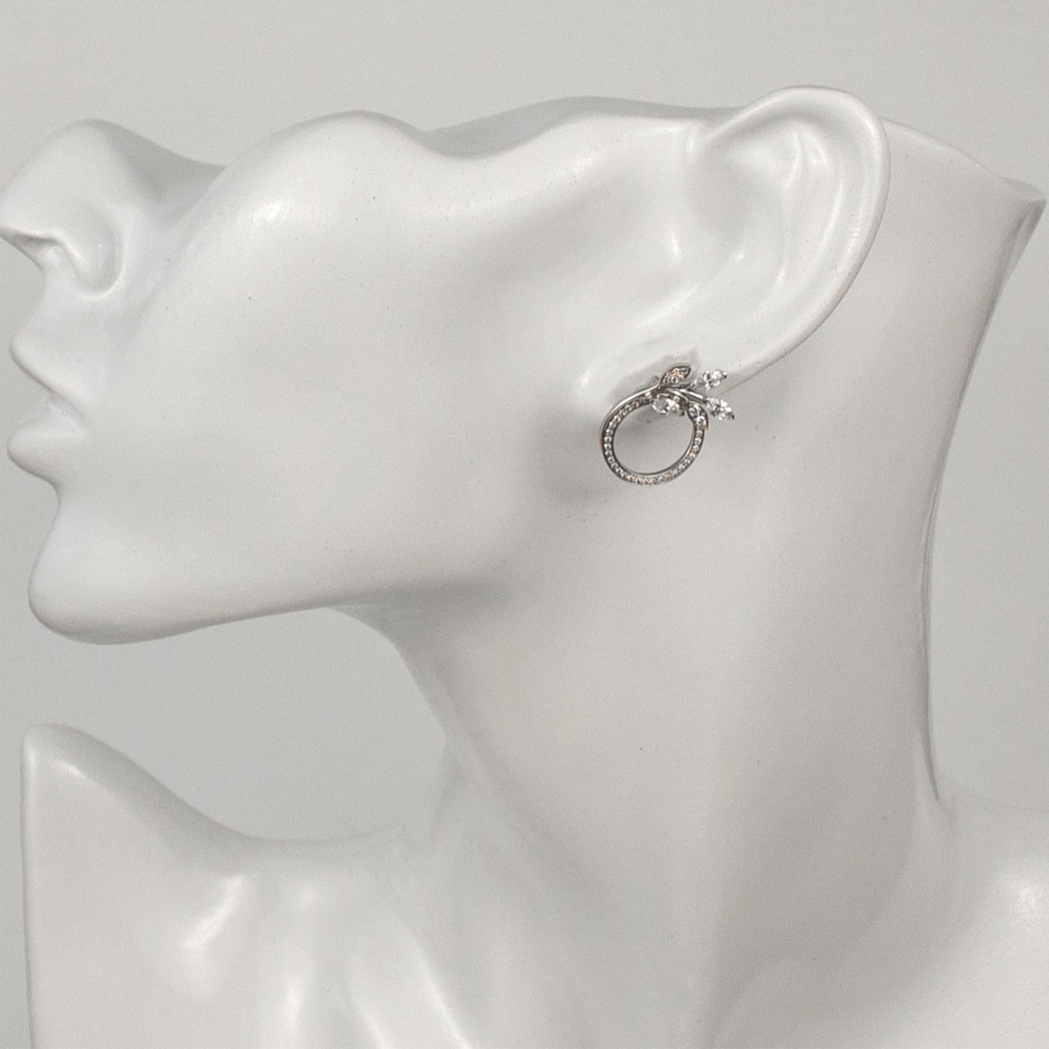 Taille brillant Tiffany & Co. Boucles d'oreilles circulaires 
