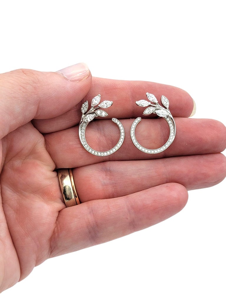 Tiffany and Victoria Round and Marquise Diamond Vine Circle