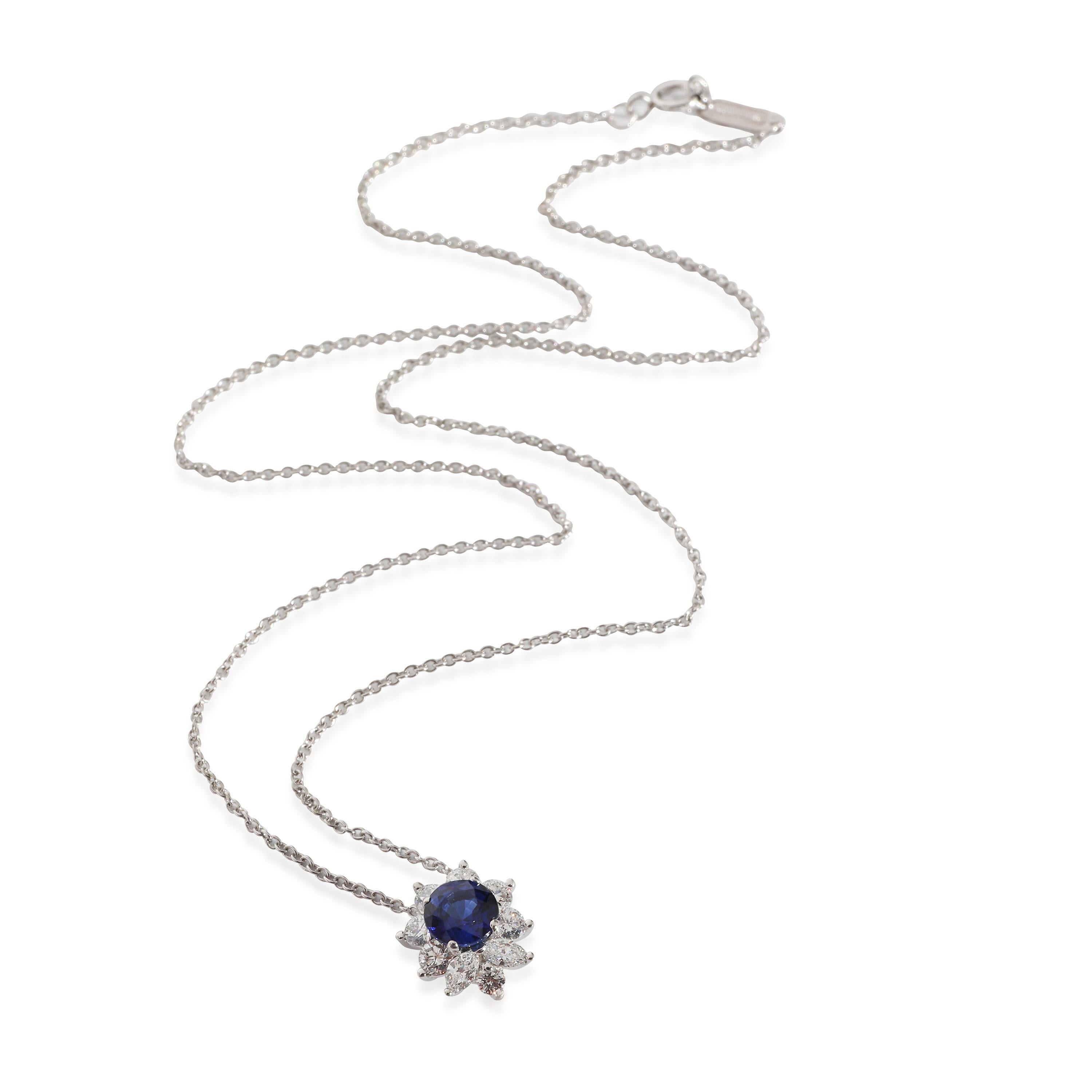 Tiffany & Co. Victoria Sapphire Diamond Pendant in Platinum 0.53 CTW

PRIMARY DETAILS
SKU: 134151
Listing Title: Tiffany & Co. Victoria Sapphire Diamond Pendant in Platinum 0.53 CTW
Condition Description: An ode to the natural world, the Victoria