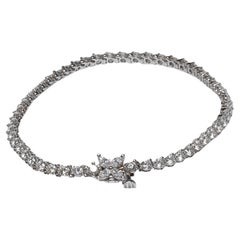 Tiffany & Co. Bracciale Victoria Tennis 3,08 Carati in Platino Taglia Grande