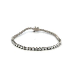 Tiffany & Co Victoria Tennis Bracelet 3.08ct F VS Round & Marquise Diamonds