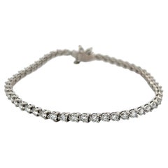 Tiffany & Co Victoria Tennis Bracelet 3.08ct F VS Round & Marquise Diamonds