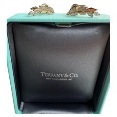 Tiffany Co Victoria Vine Climb earrings with diamonds in 18k rose gold 
