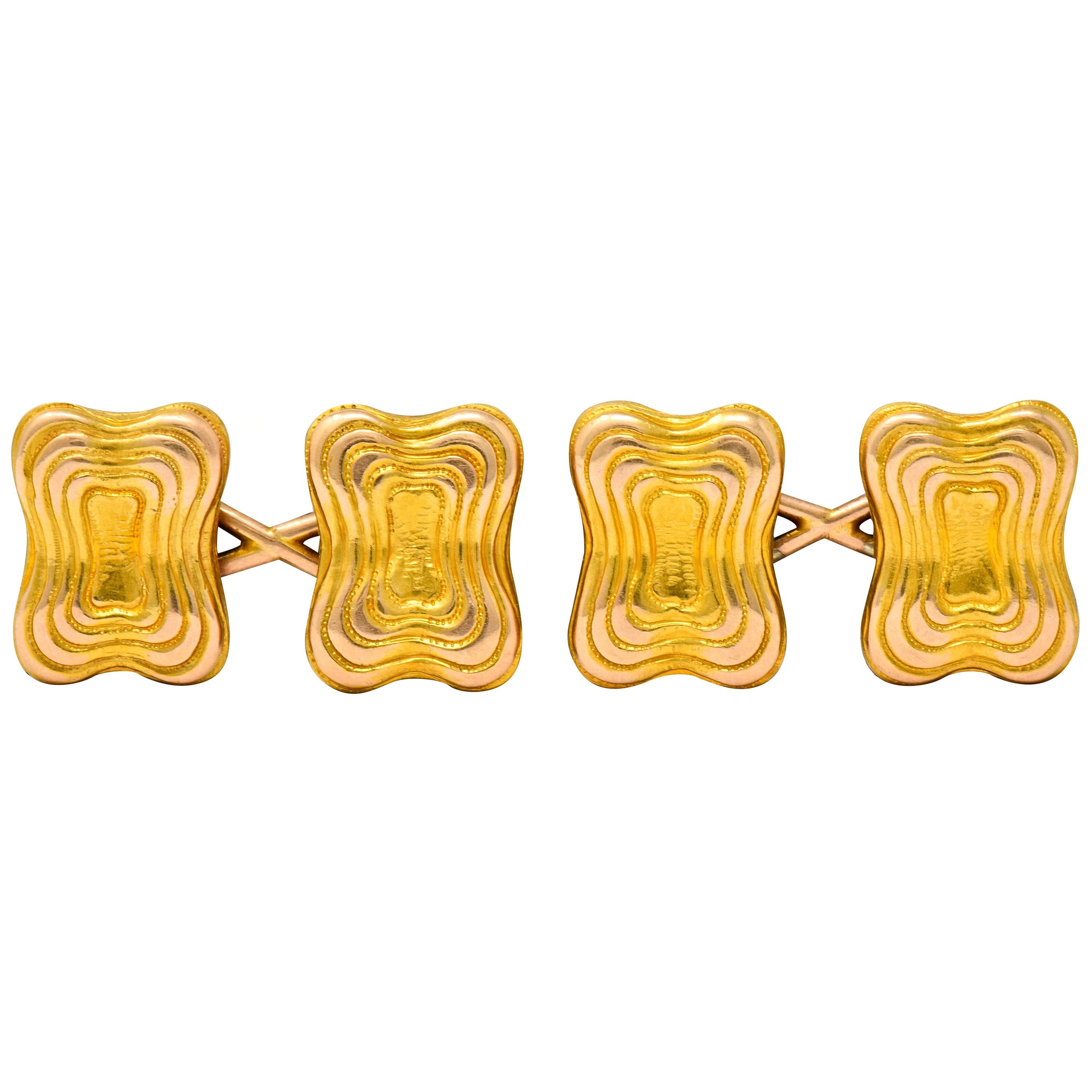 Tiffany and Co. Paper Clip 14 Karat Gold Vintage Fine Jewelry Money Men