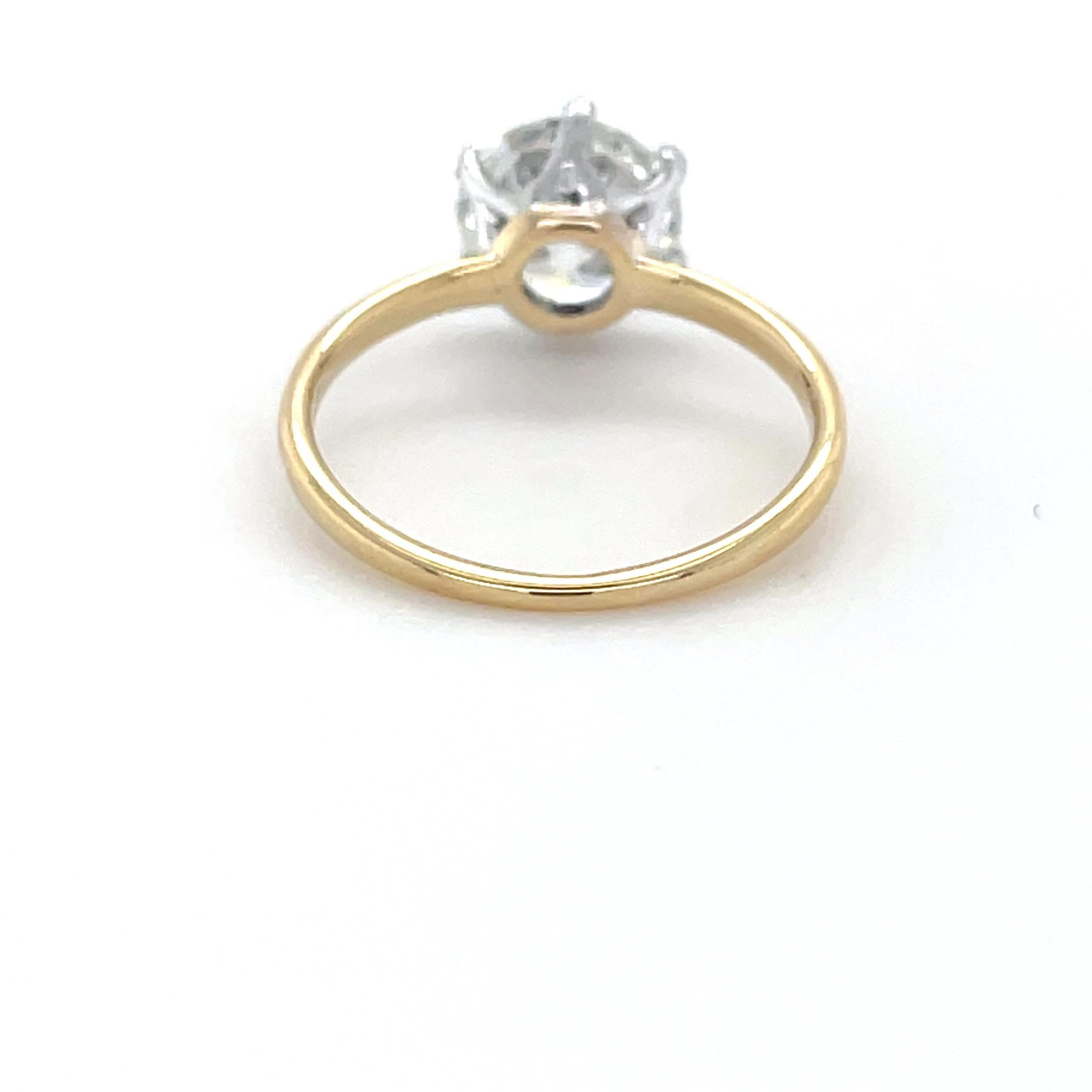 Late Victorian Tiffany & Co., Victorian, 2.06 Carat Old European Cut Diamond Engagement Ring