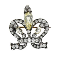 White Diamond Brooches