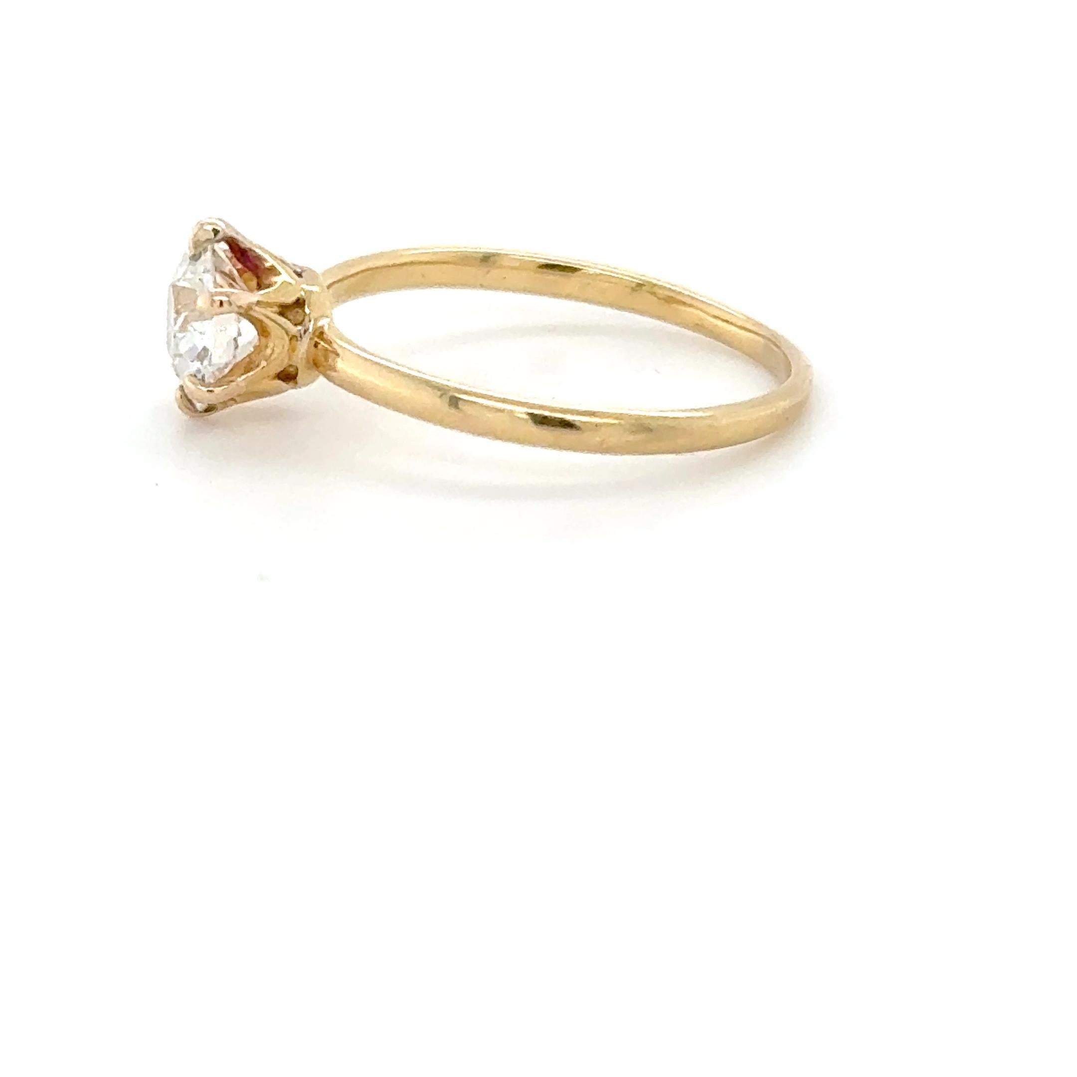 Late Victorian Tiffany & Co., Victorian, Old European Cut Diamond Engagement Ring
