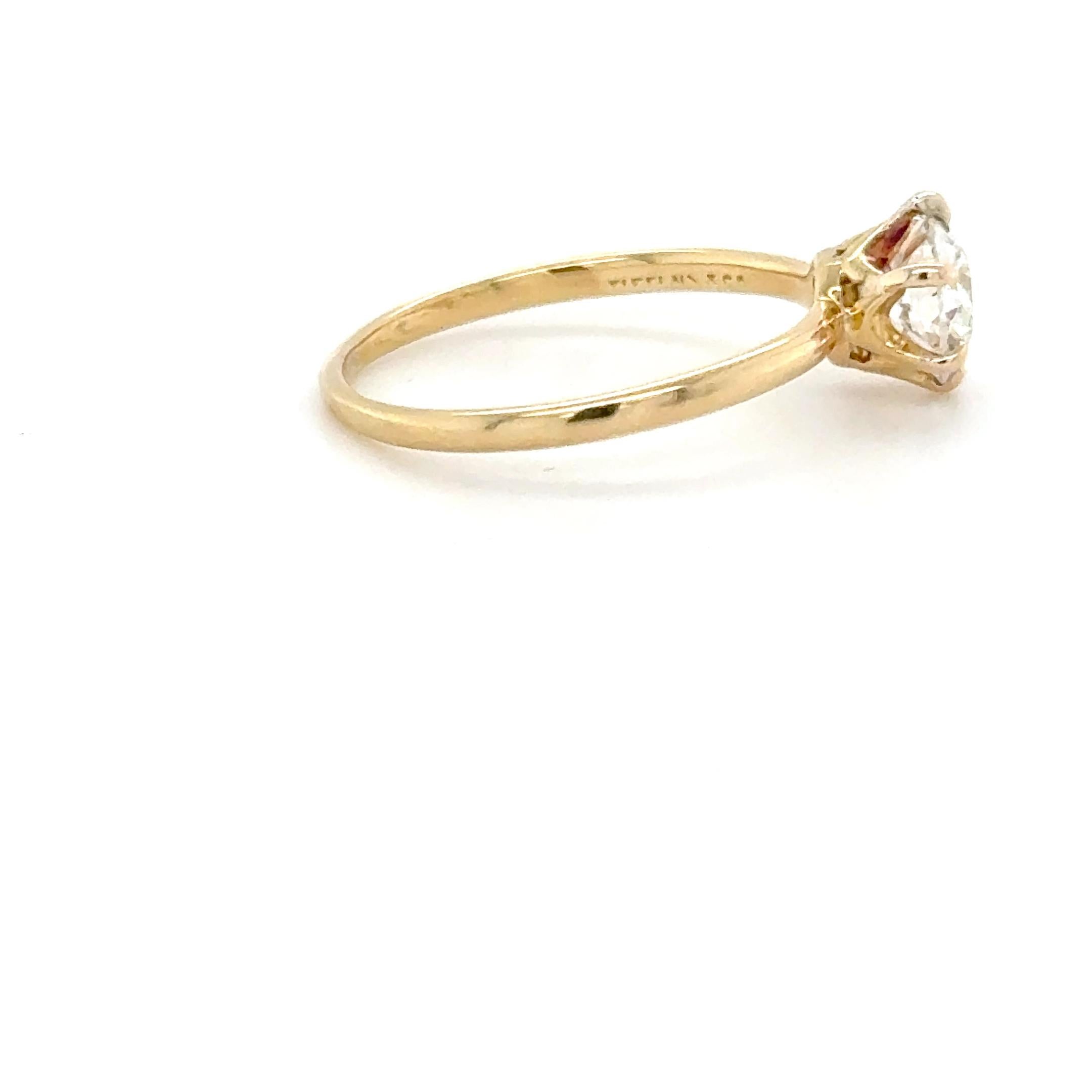 Women's Tiffany & Co., Victorian, Old European Cut Diamond Engagement Ring