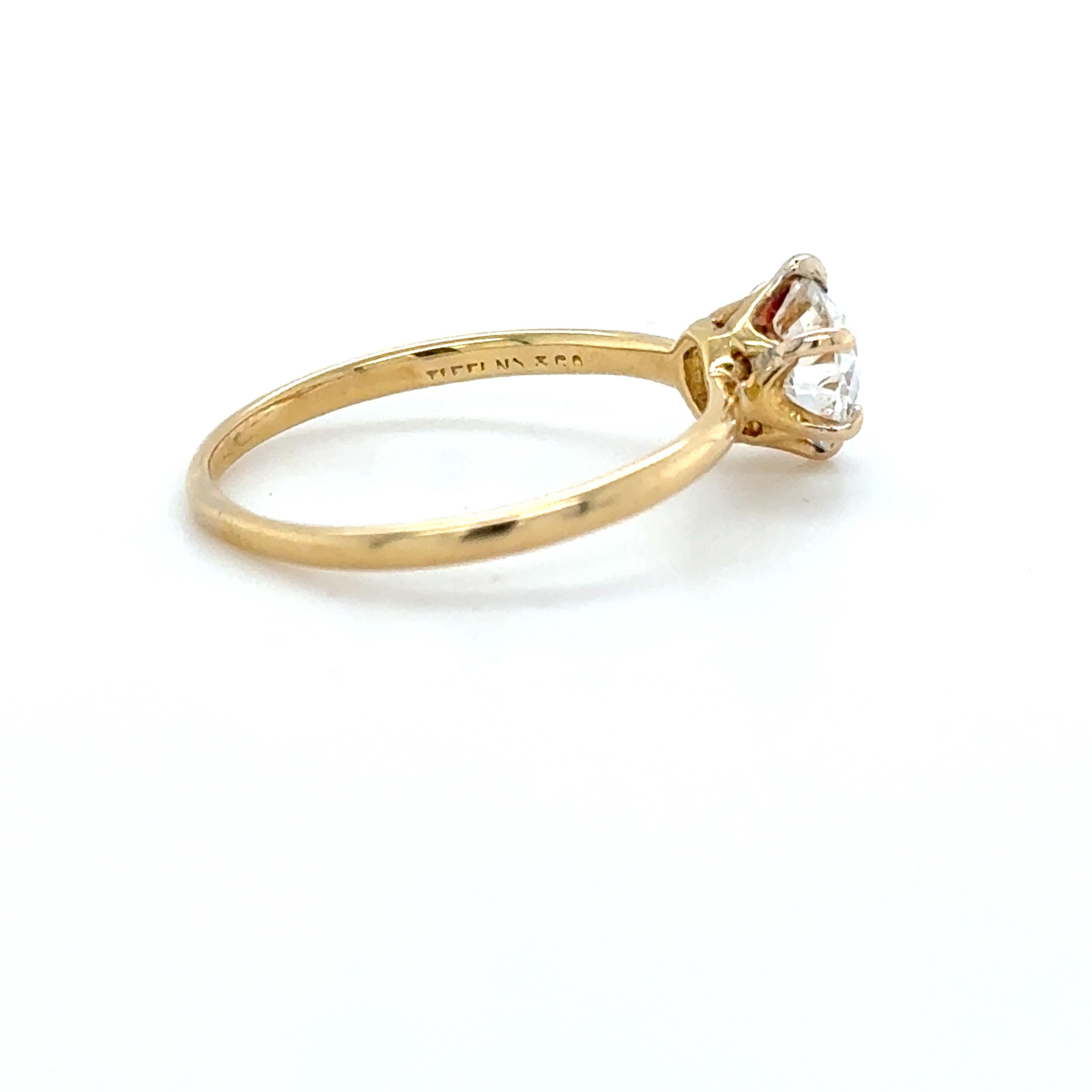 Tiffany & Co., Victorian, Old European Cut Diamond Engagement Ring 1