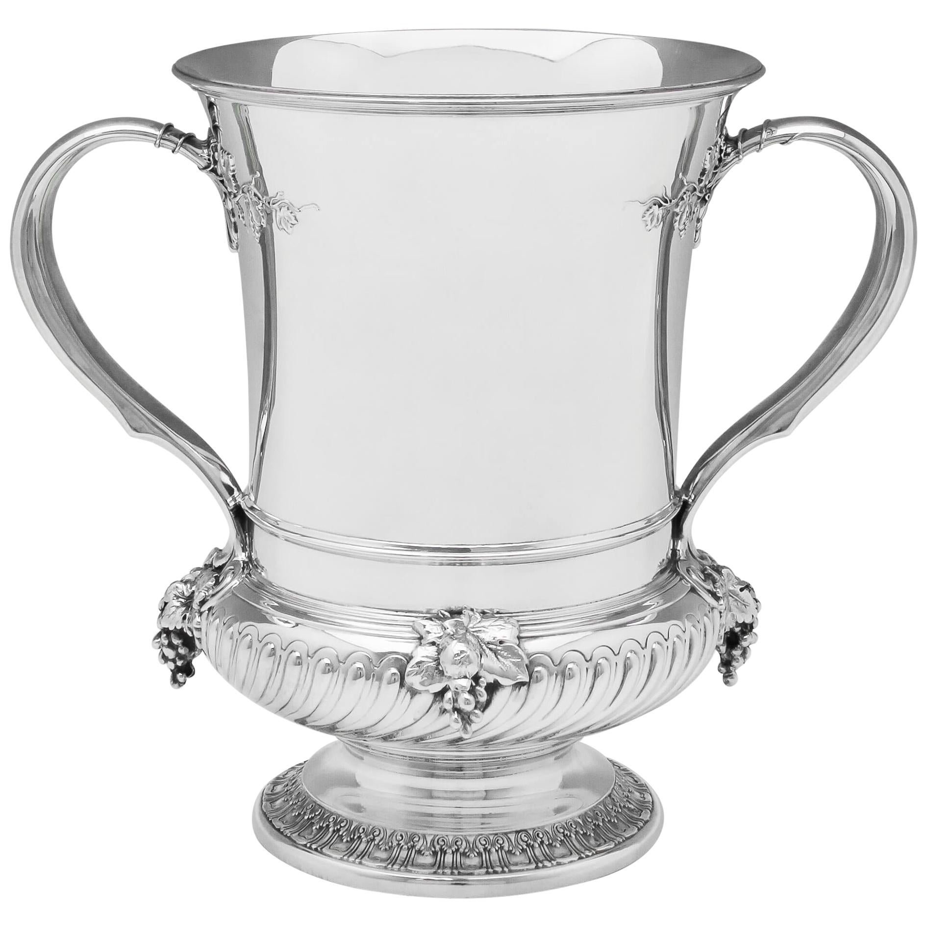 Tiffany 
Co. Victorian Sterling Silver Wine Cooler with 1891 Date Mark