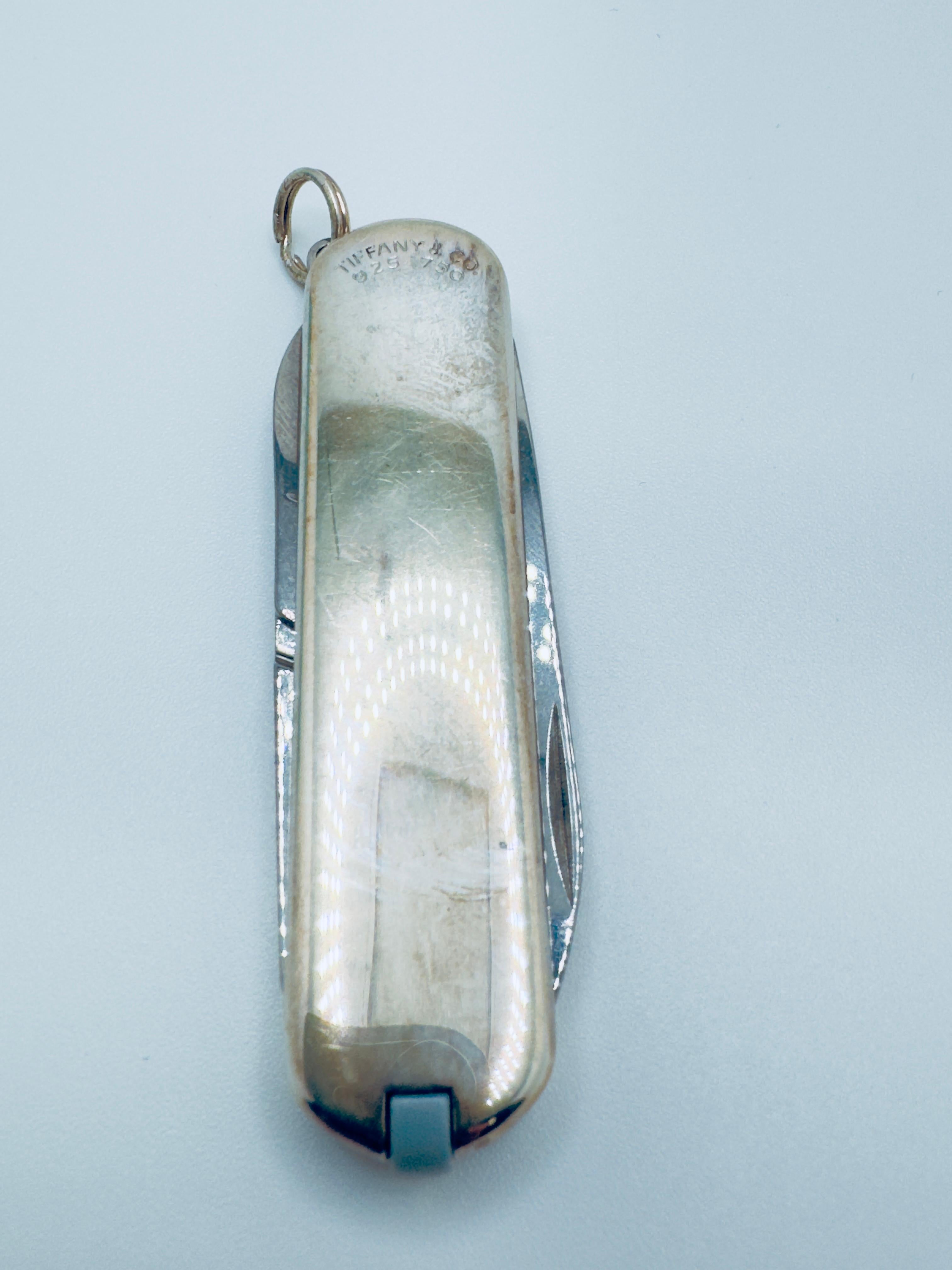 Tiffany & Co. Victorinox Swiss Army Coltello da tasca 925 750 in vendita 3