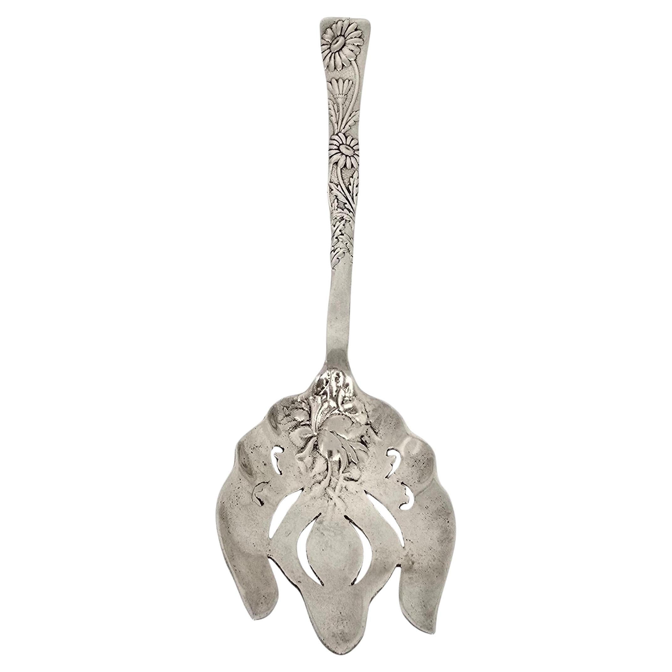 Tiffany & Co. Motivo a margherita in argento Sterling Serving Salad Fork 8 1/2" #22937