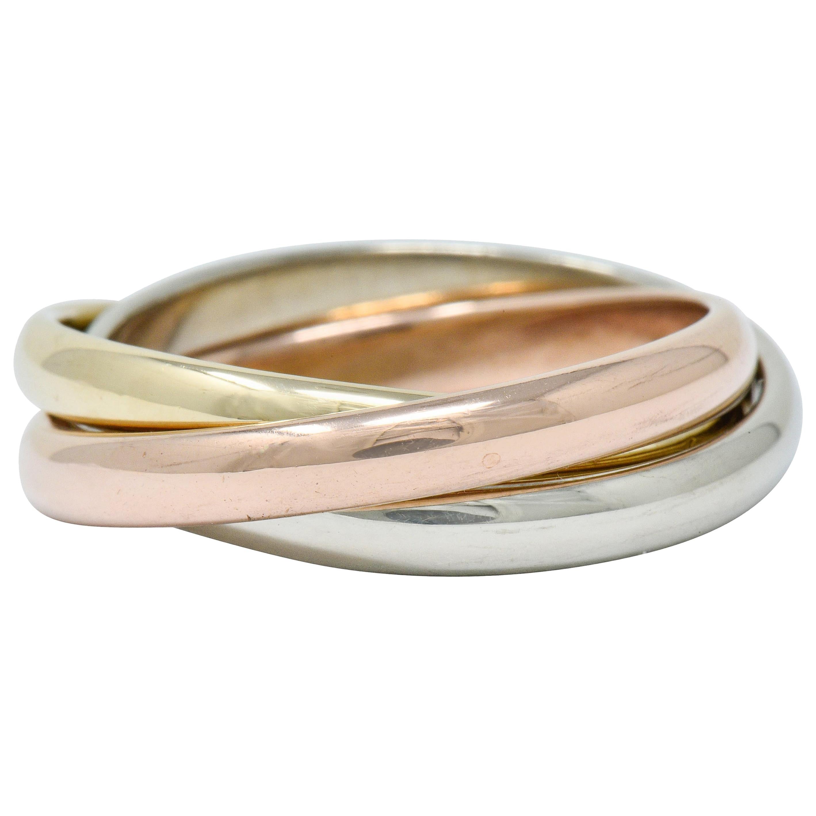 tiffany tricolor rolling ring