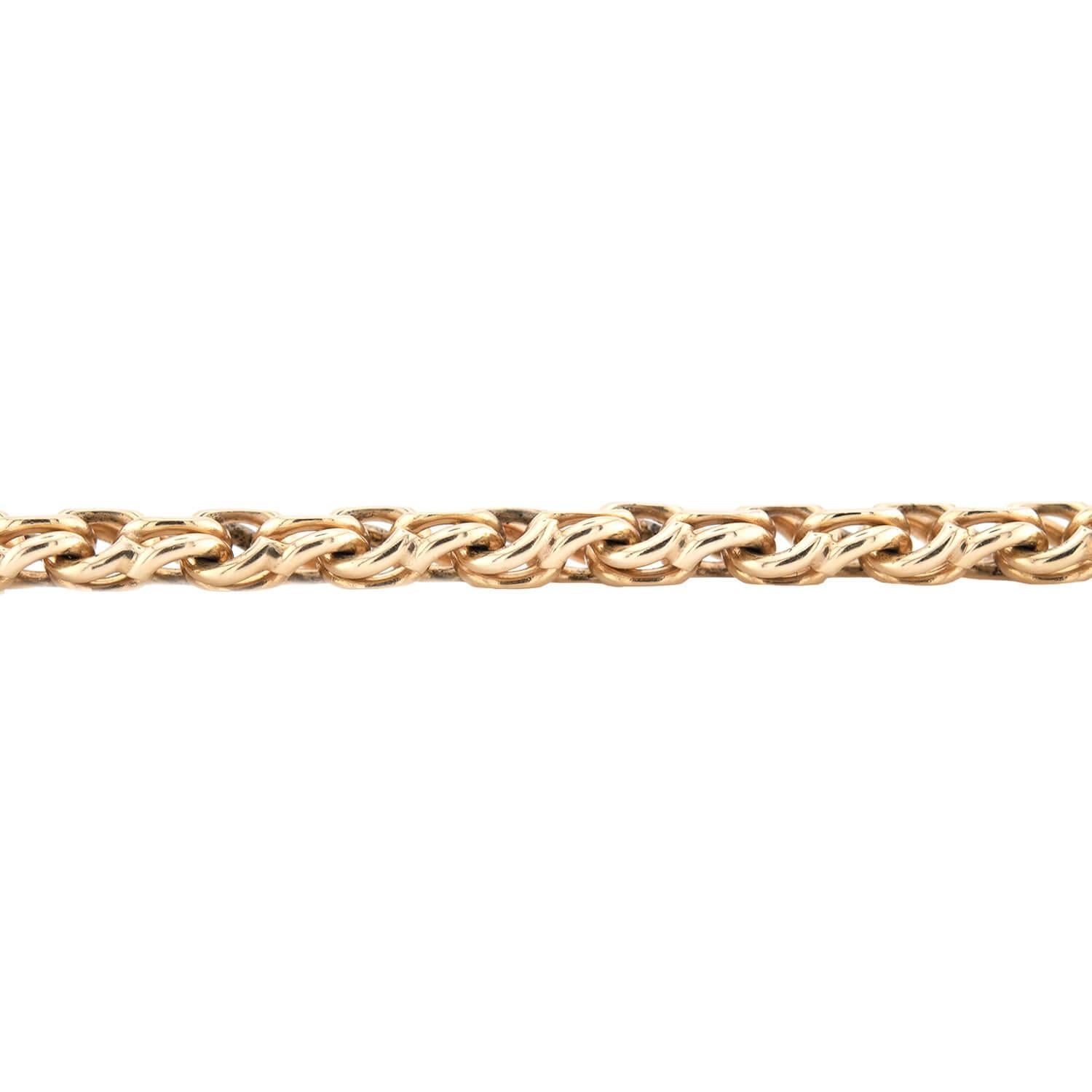 Rétro TIFFANY & CO. Vintage 14k Chain Bracelet en vente