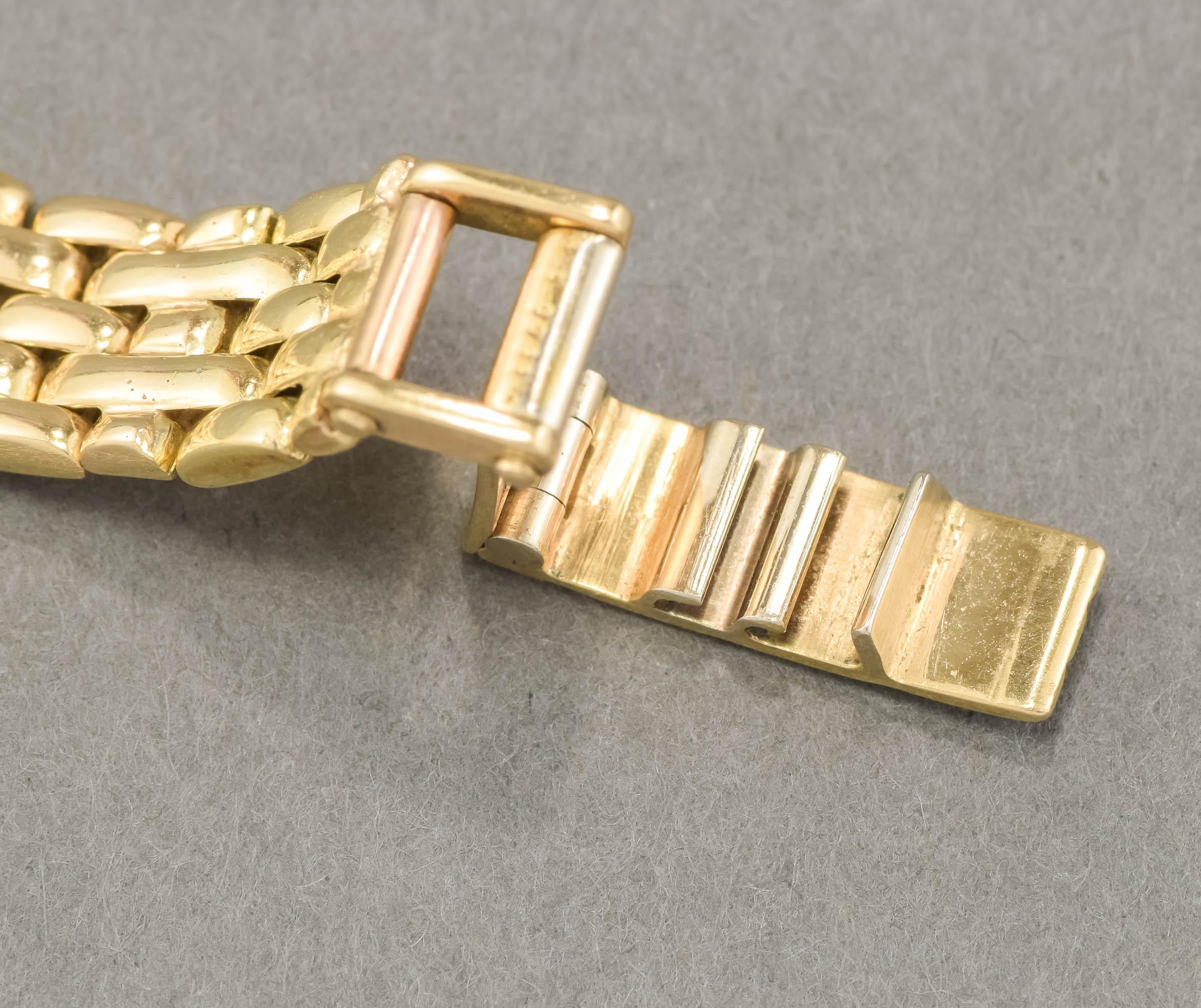 TIFFANY & Co. Vintage 14K Gold Diamond Ladies Watch 2