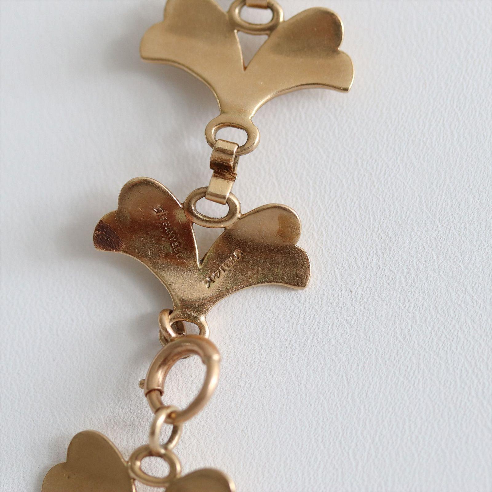 Tiffany & Co Vintage 14k Gold Halskette im Zustand „Hervorragend“ in Aventura, FL