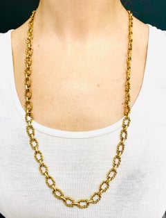 Tiffany & Co. Vintage 14k Link Halskette