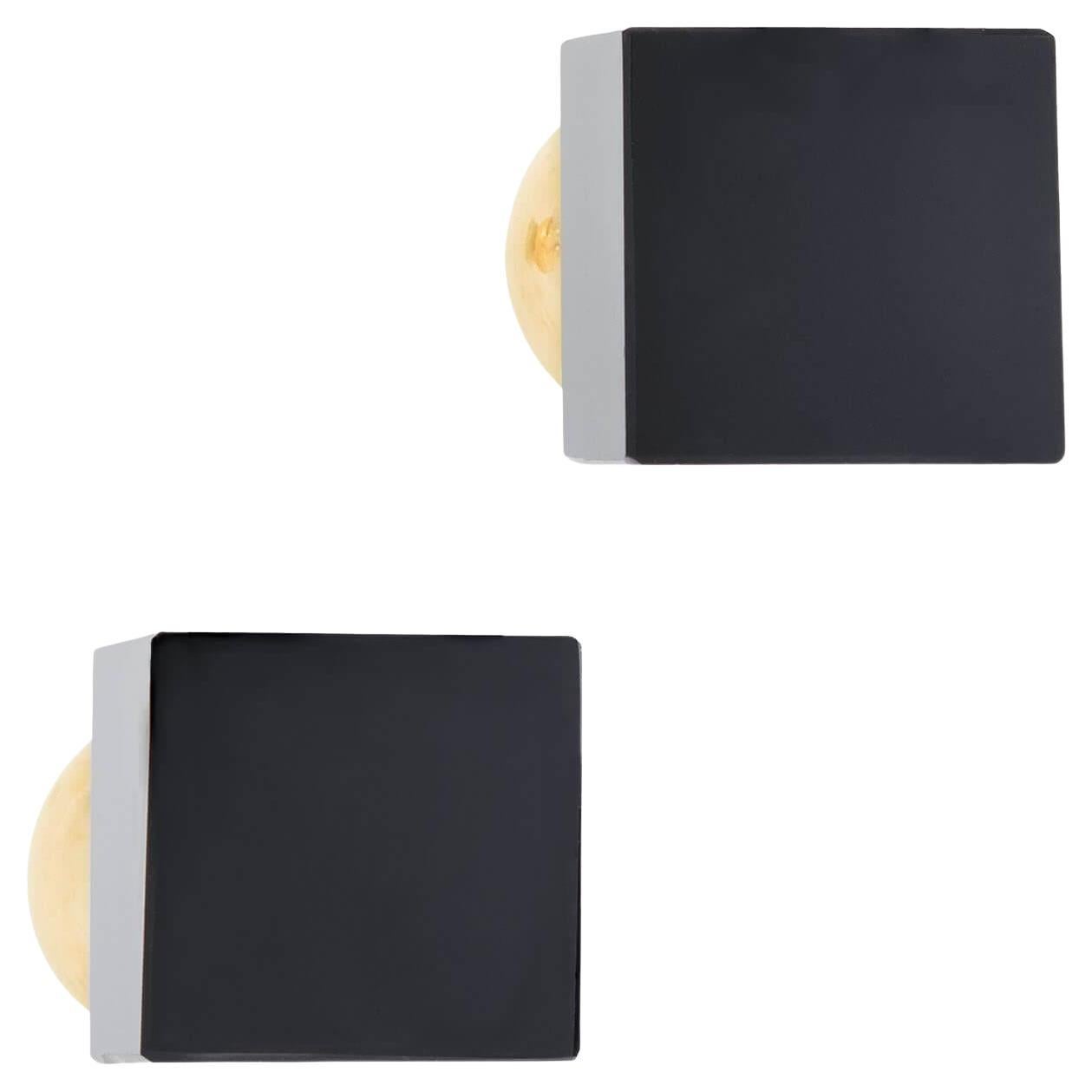 TIFFANY & CO Vintage 14k Onyx Cube Cufflink