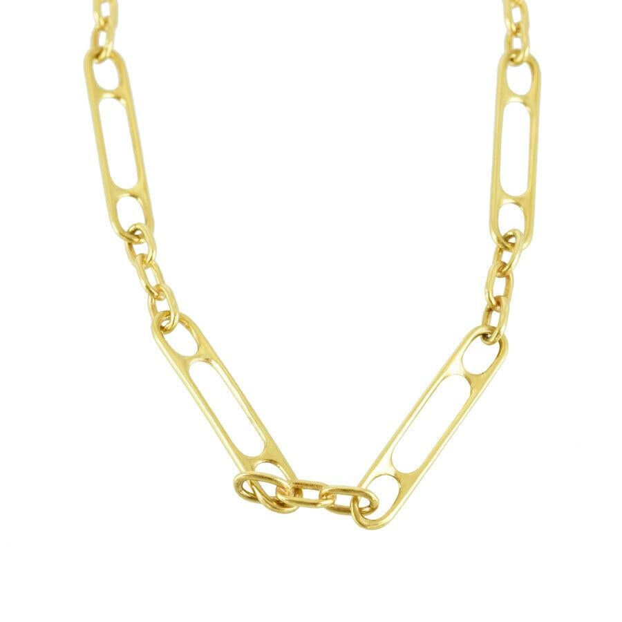 Tiffany & Co. 14k Yellow Gold Sautoir Chain Necklace Circa 1960s Vintage


Here is your chance to purchase a beautiful and highly collectible designer necklace.  Truly a great piece at a great price! 

Weight: 25.2 grams

Dimensions: 29.5 inches /
