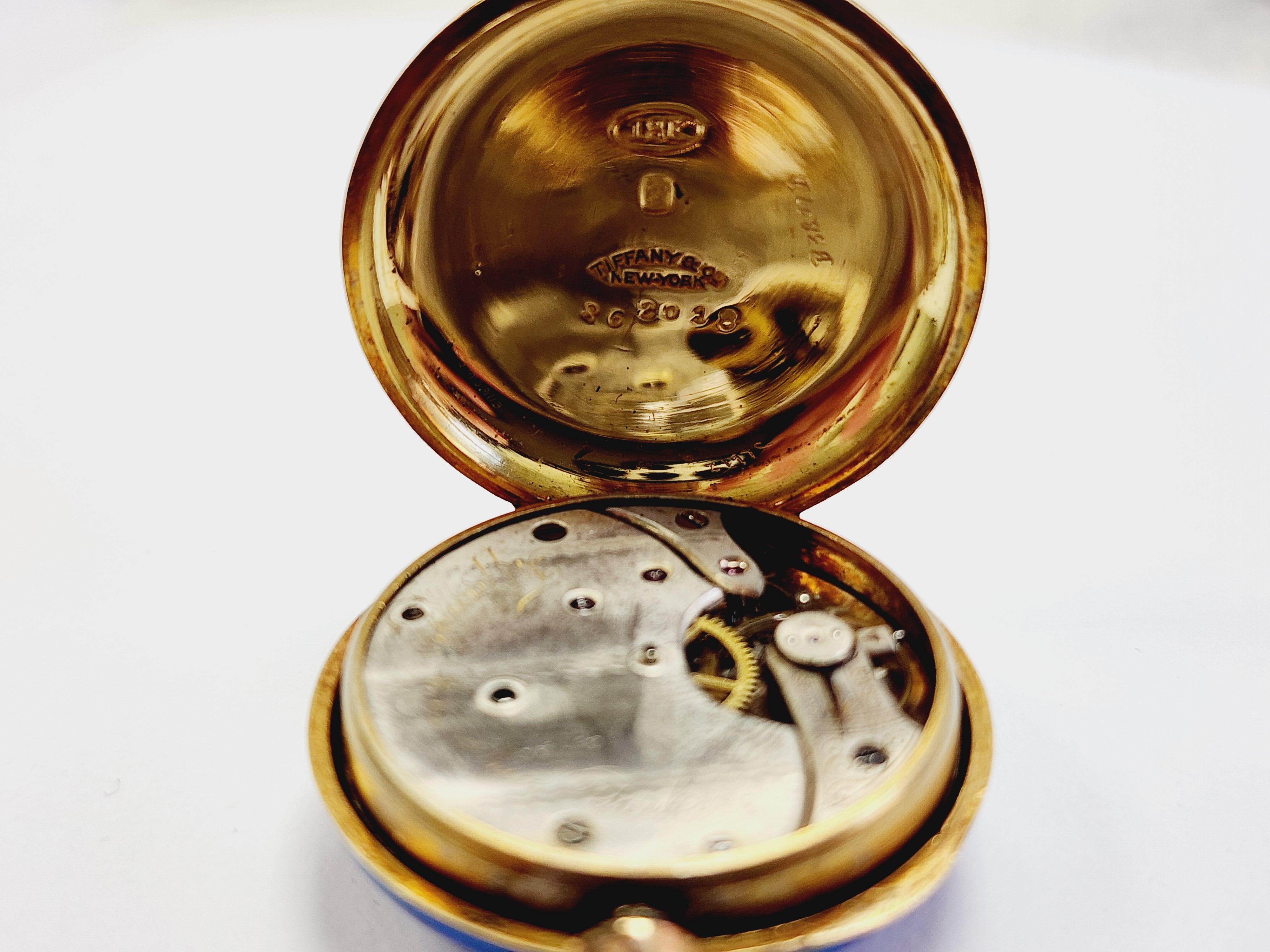 antique tiffany pocket watch