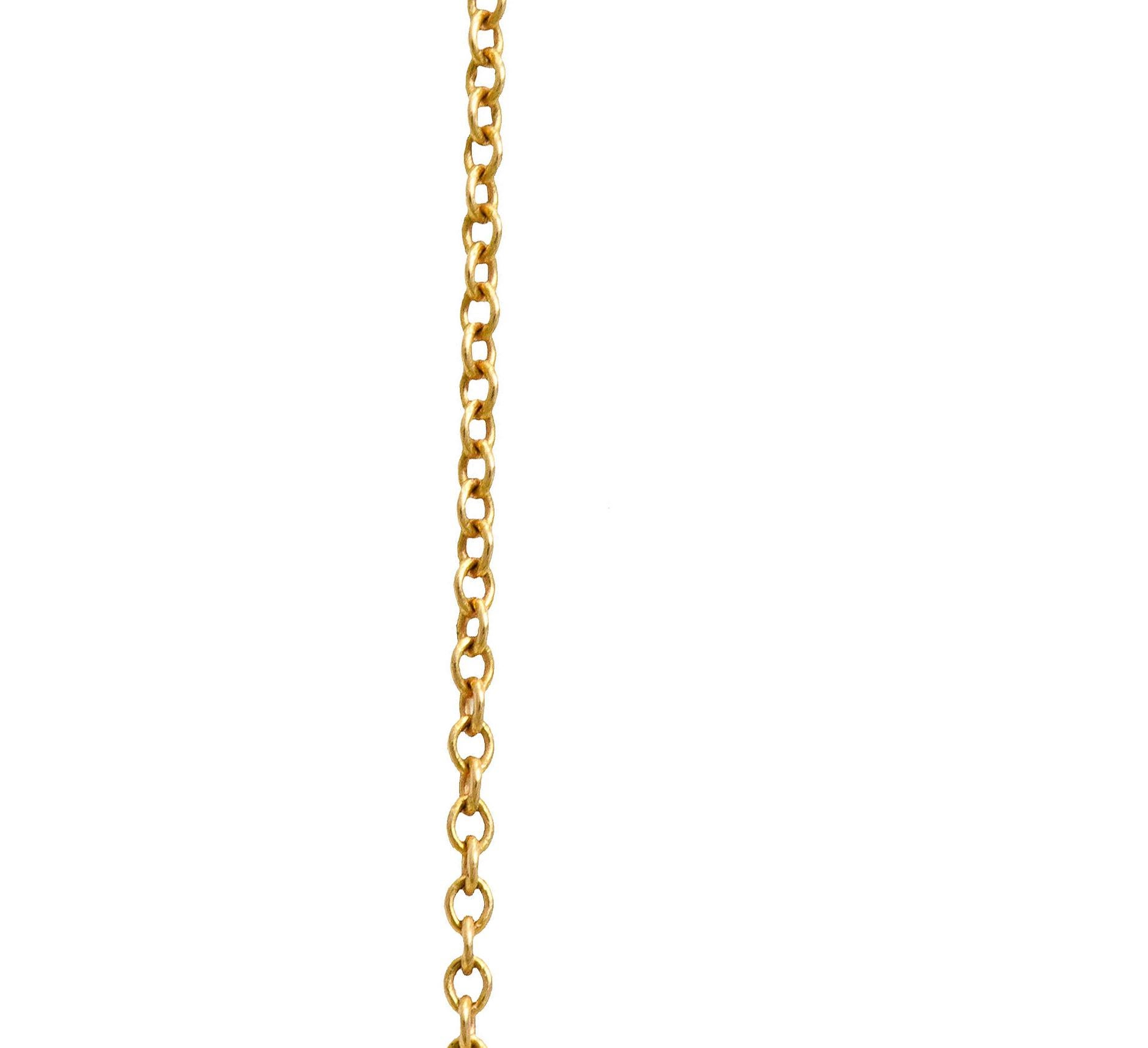 Tiffany & Co. Vintage 18 Karat Gold Cross My Heart Pendant Necklace 2