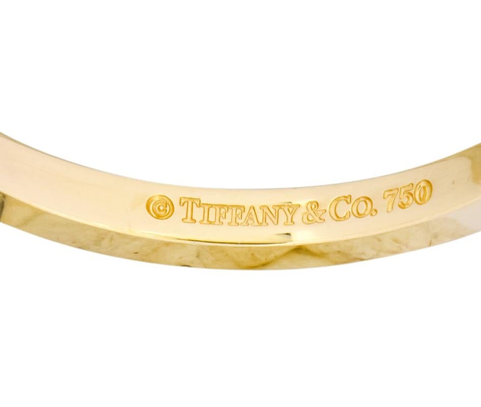 Tiffany & Co. Vintage 18 Karat Gold I Love You Band Ring Unisex In Excellent Condition In Philadelphia, PA