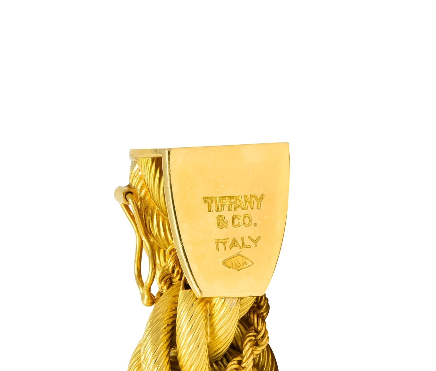 Tiffany & Co. Vintage 18 Karat Gold Large Twisted Rope Bracelet, circa 1970 5