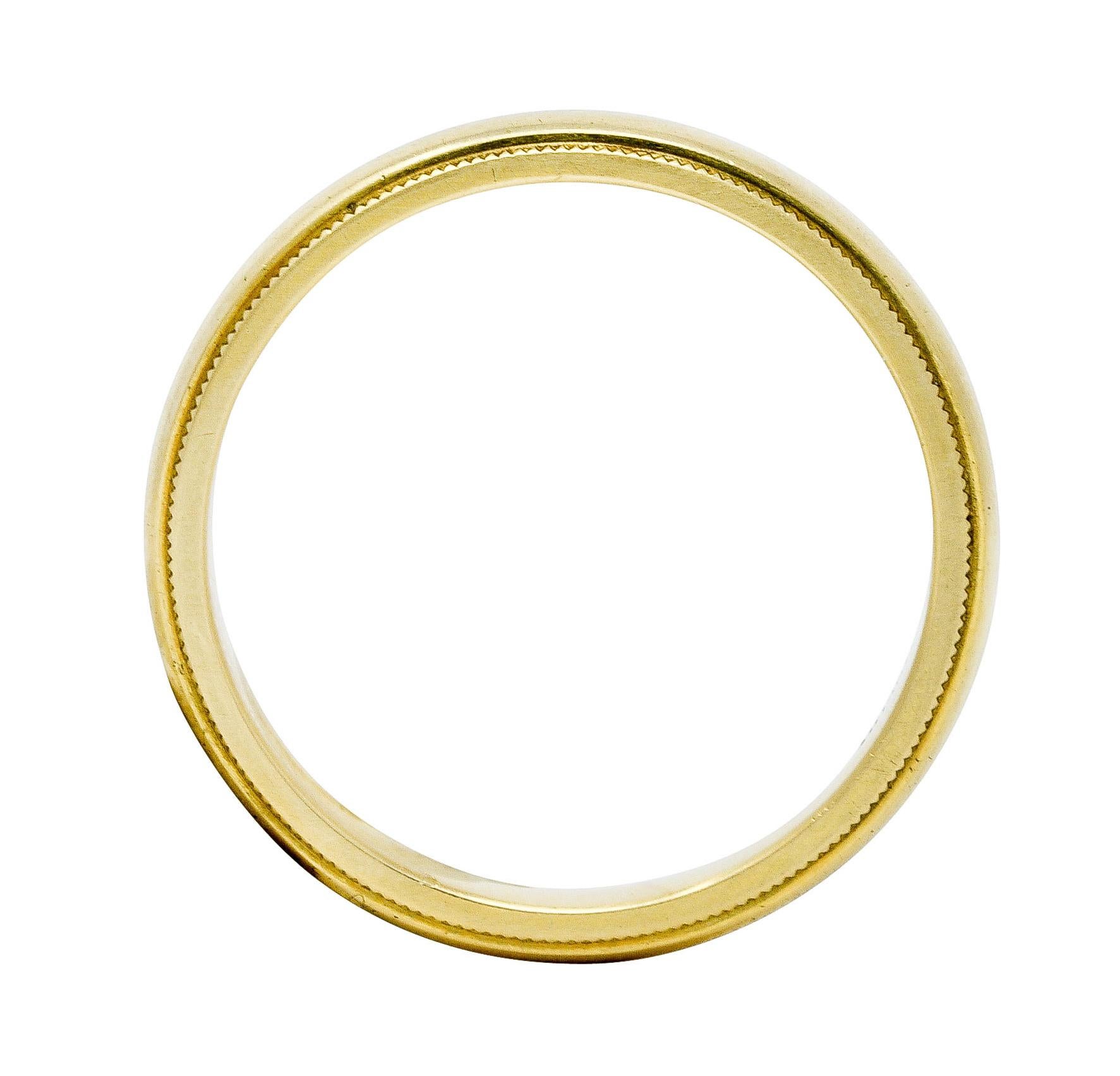 Tiffany & Co. Vintage 18 Karat Gold Men's Wedding Band Ring 1