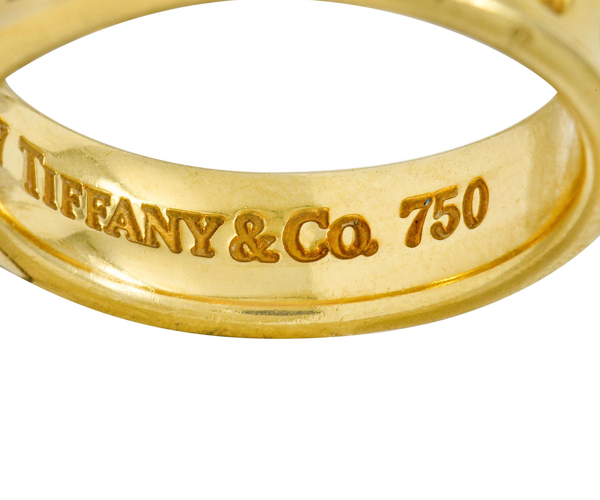 Tiffany & Co. Vintage 18 Karat Gold Unisex 1837 Band Ring 1