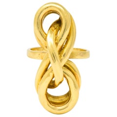 Tiffany & Co. Vintage 18 Karat Yellow Gold Twisted Ring