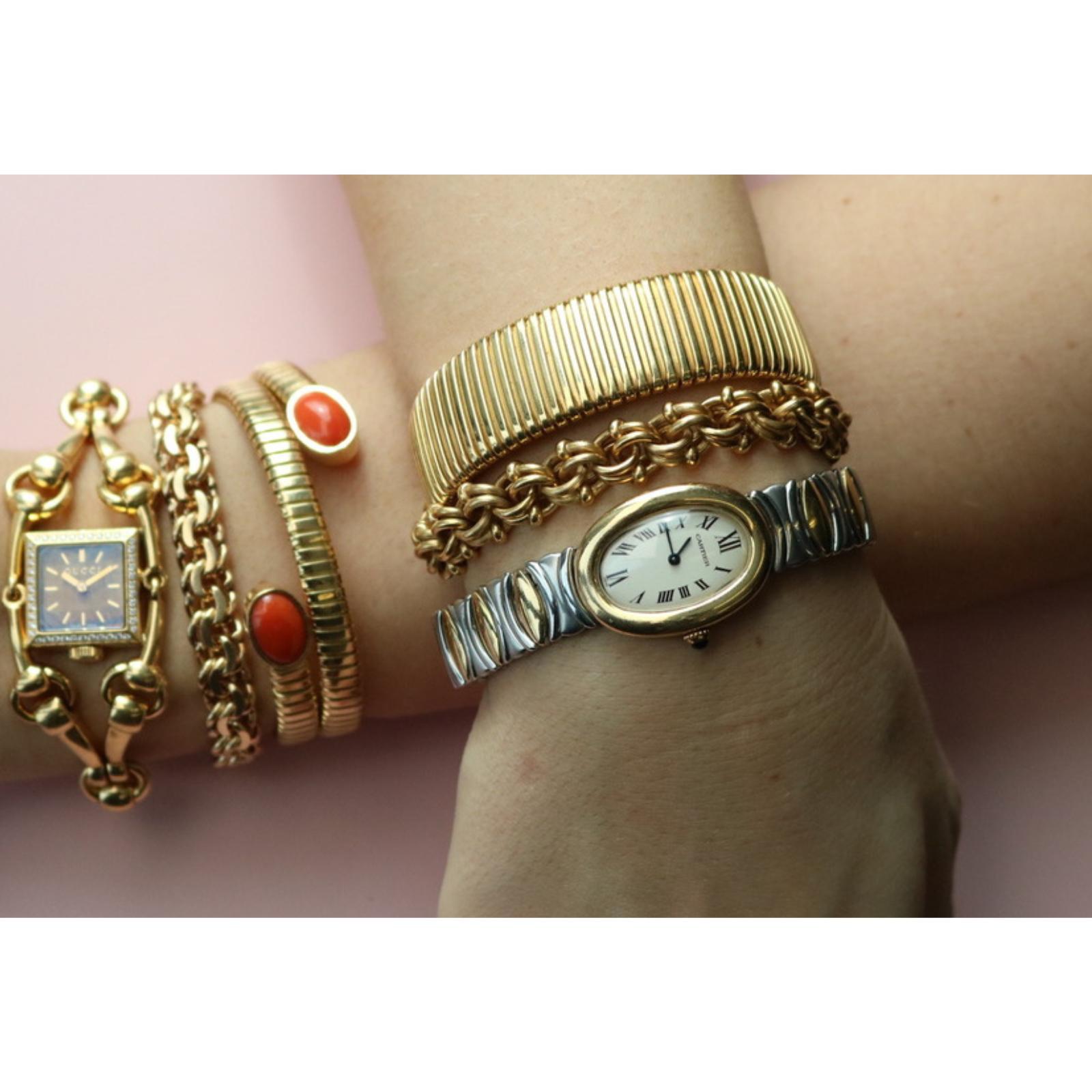 Tiffany and Co. Vintage 18K Bracelet Solid Yellow Gold For Sale at 1stDibs