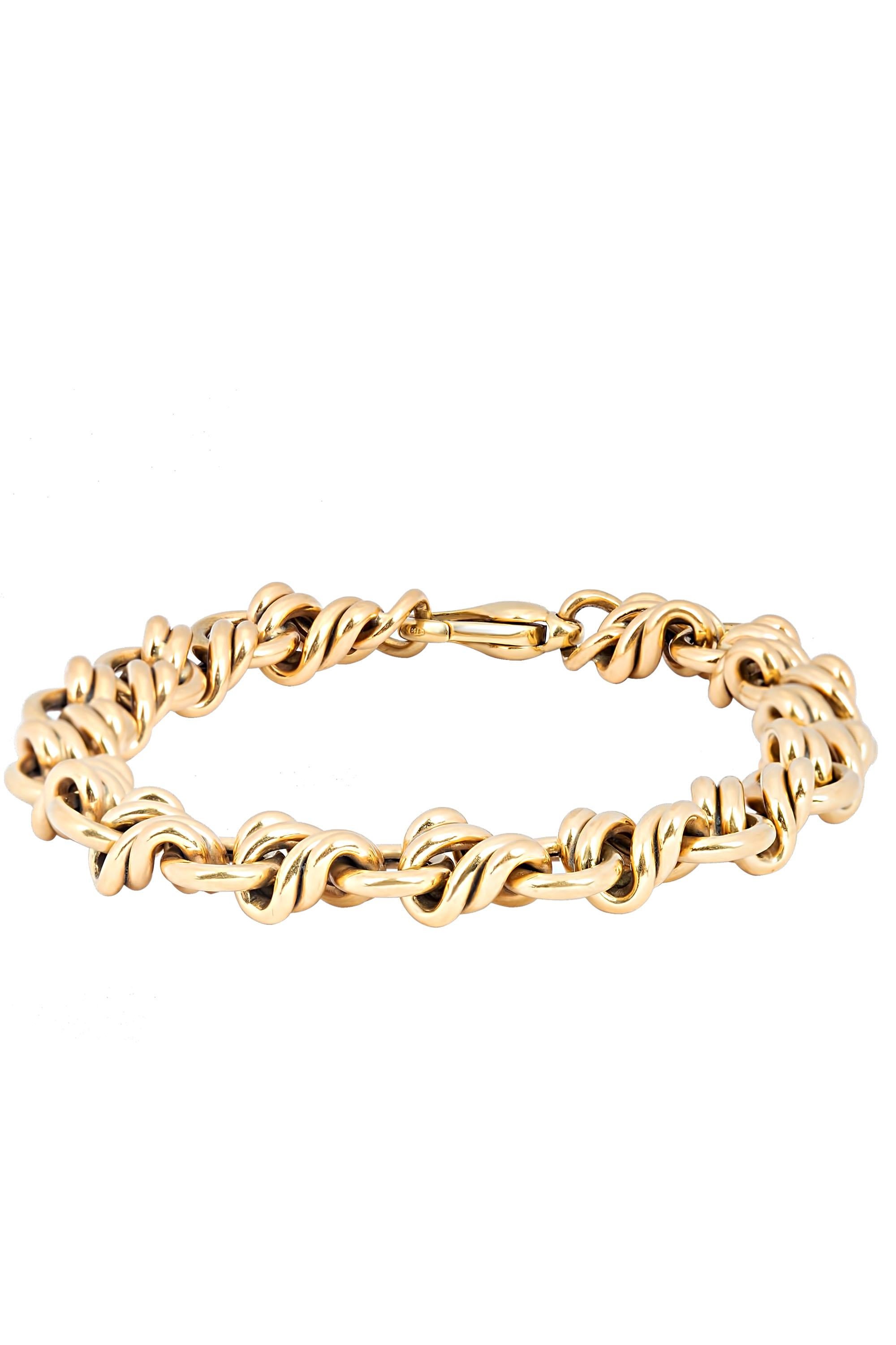tiffany gold knot bracelet