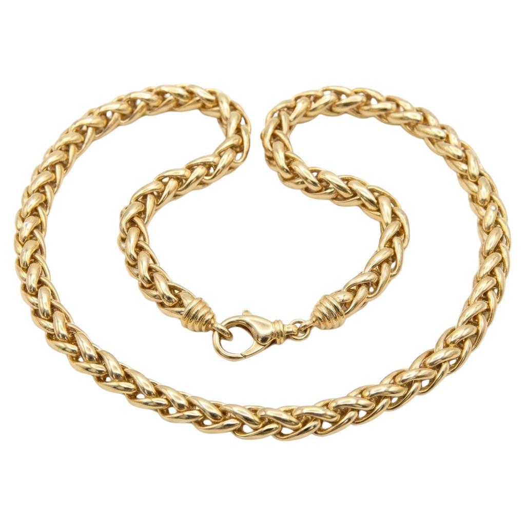 Tiffany
Co. Vintage 18K Yellow Gold Link Chain Necklace