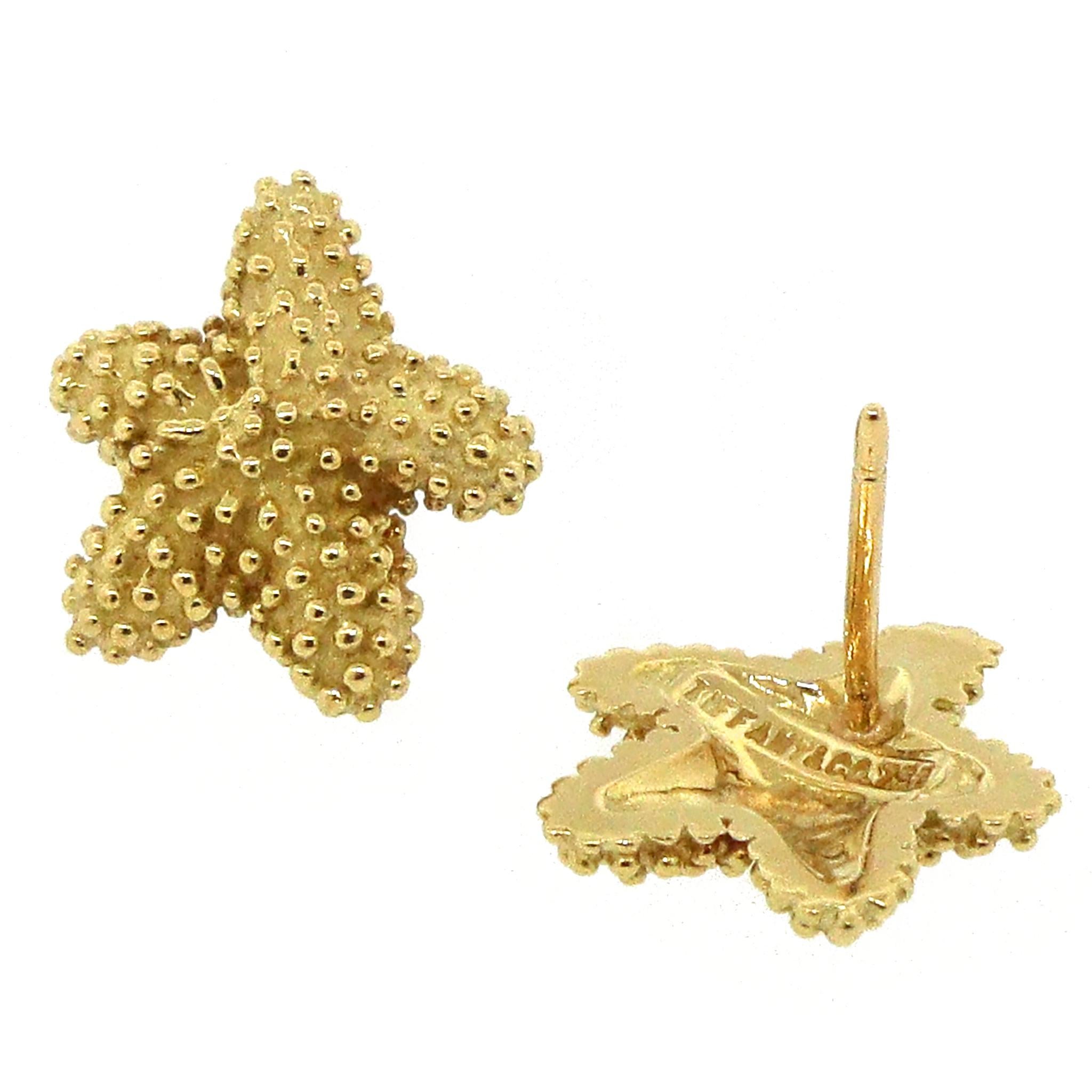 starfish earrings tiffany