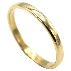 Tiffany & Co. Vintage 1999 18 Karat Yellow Gold Wedding Band Ring