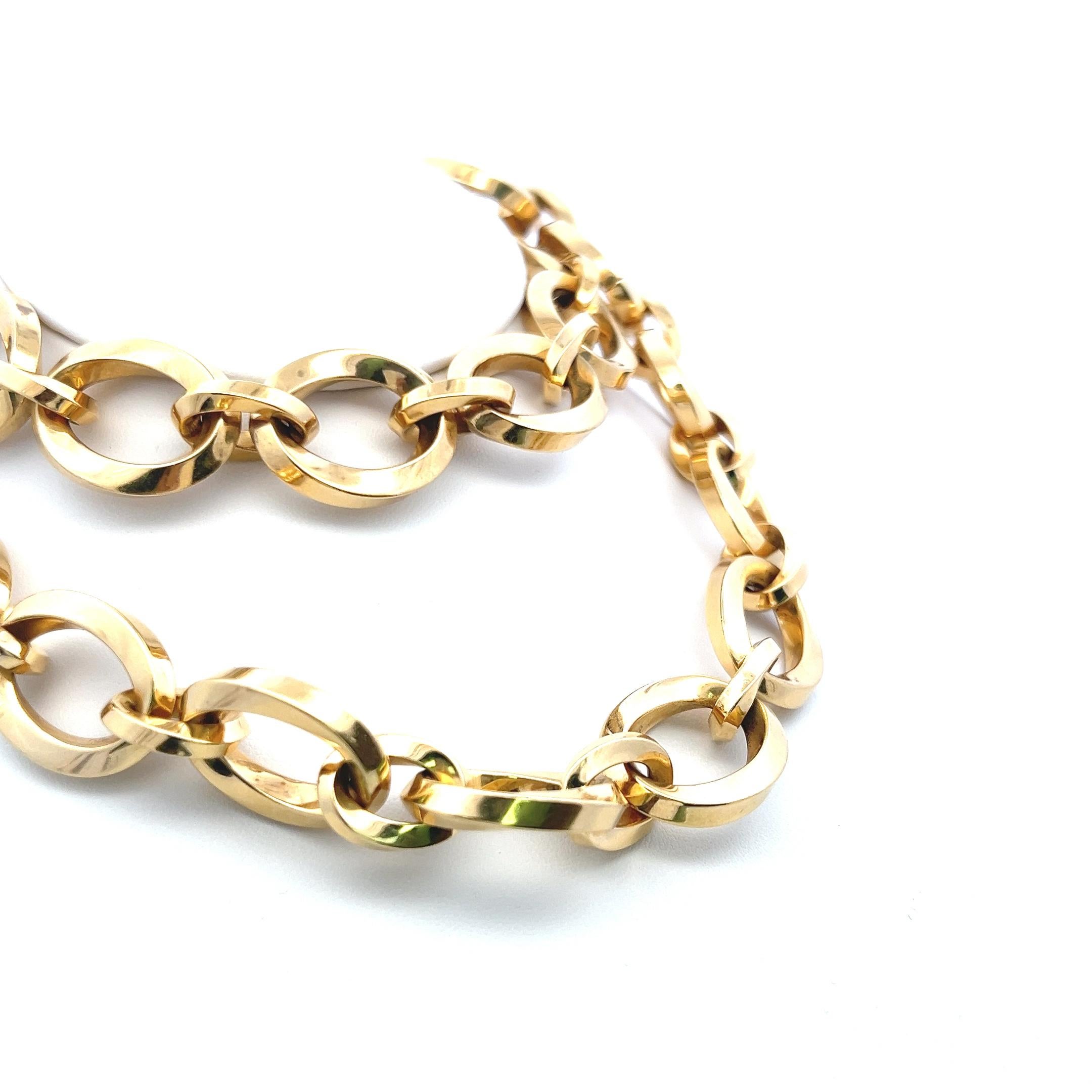 A. Link & Co. d'epoca da 209 grammi in oro giallo 18 kt. In condizioni buone in vendita a New York, NY