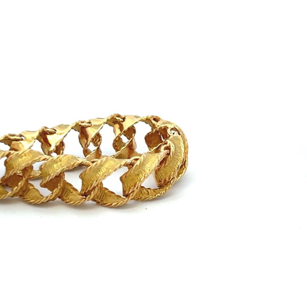 A. Link & Co. vintage da 59,20 grammi in oro giallo 18 carati, collana con anelli in vendita 7