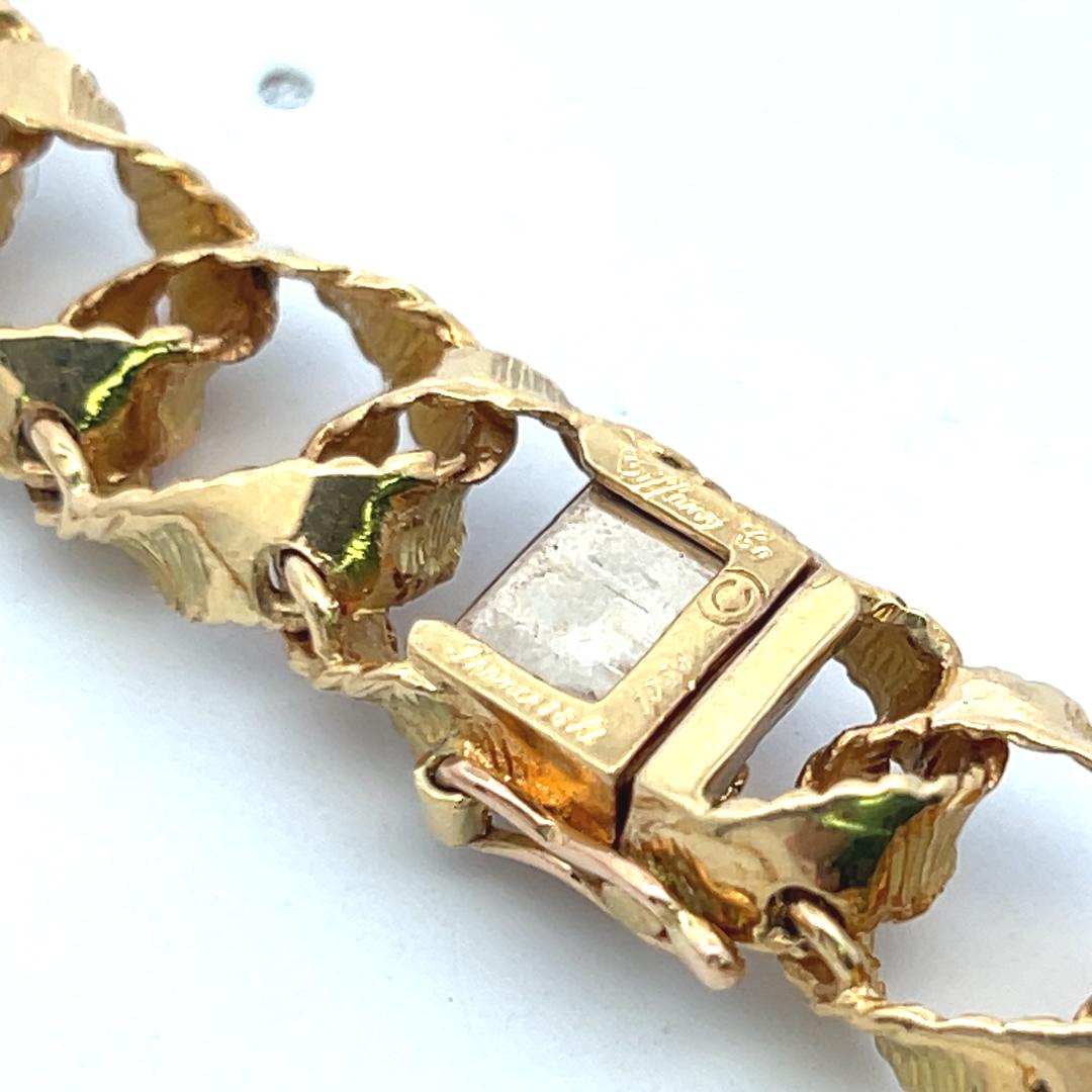 A. Link & Co. vintage da 59,20 grammi in oro giallo 18 carati, collana con anelli in vendita 4