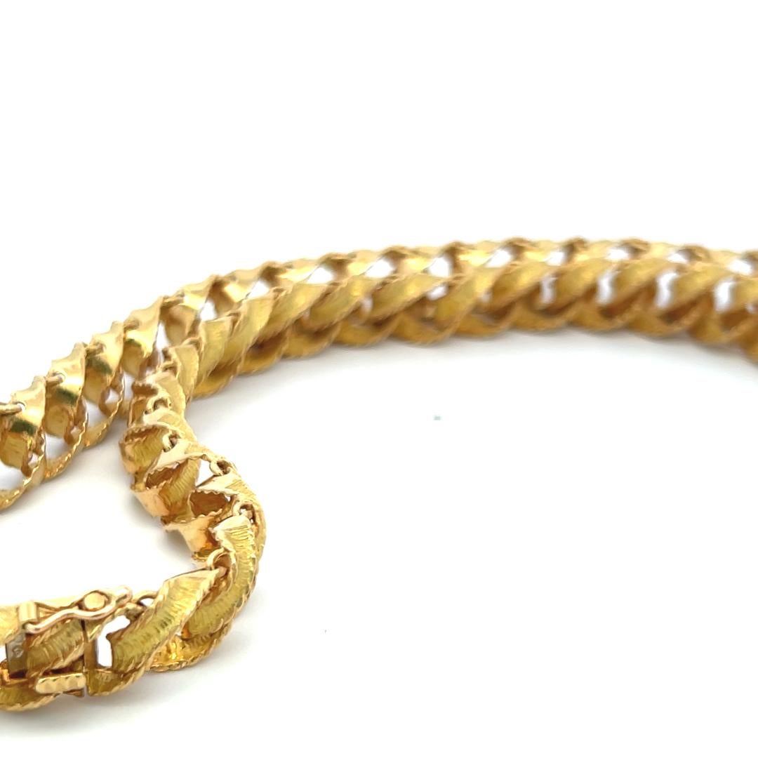 A. Link & Co. vintage da 59,20 grammi in oro giallo 18 carati, collana con anelli in vendita 5