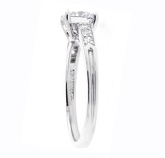 Tiffany & Co Vintage .83 Carat Early Brilliant Cut Diamond Ring