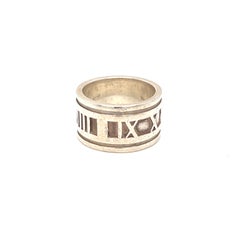 Tiffany & Co Vintage Atlas Wide Band Sterling Silver