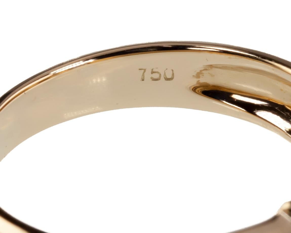 Tiffany & Co. Vintage Baguette Sapphire Ring in Gelbgold mit Box 2