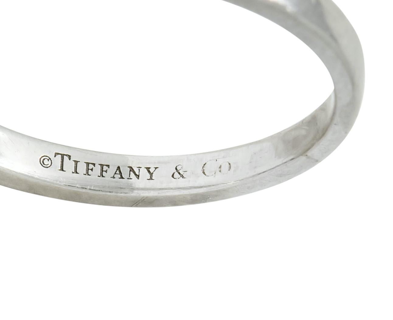 Tiffany & Co. Vintage Diamond Anniversary Stacking Band Ring In Excellent Condition In Philadelphia, PA