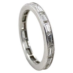 Tiffany & Co Vintage Diamond Full Eternity Ring Platinum, Circa Vintage 1950